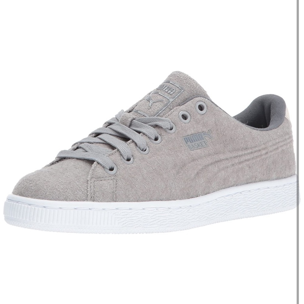 Puma basket classic embossed wool sneakers